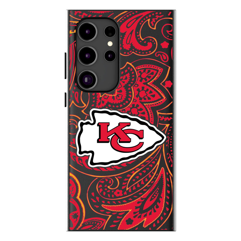 Kansas City Chiefs Paisley Galaxy Magnetic Phone Case