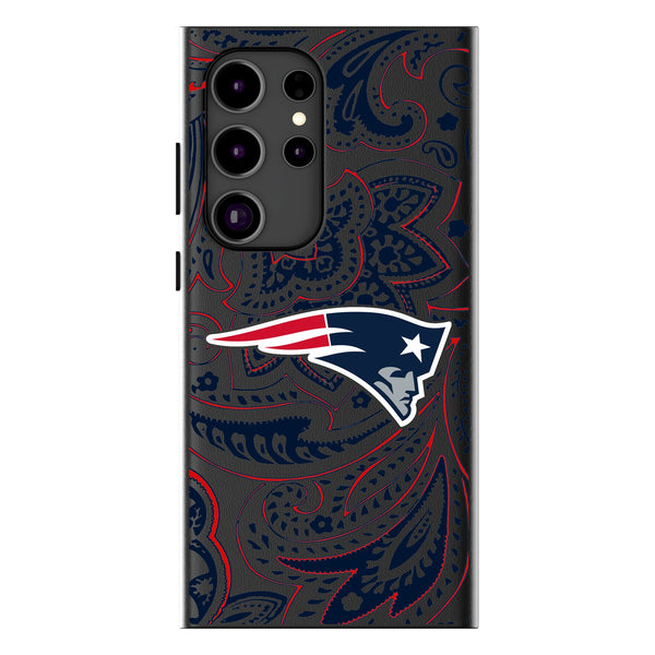 New England Patriots Paisley Galaxy Magnetic Phone Case