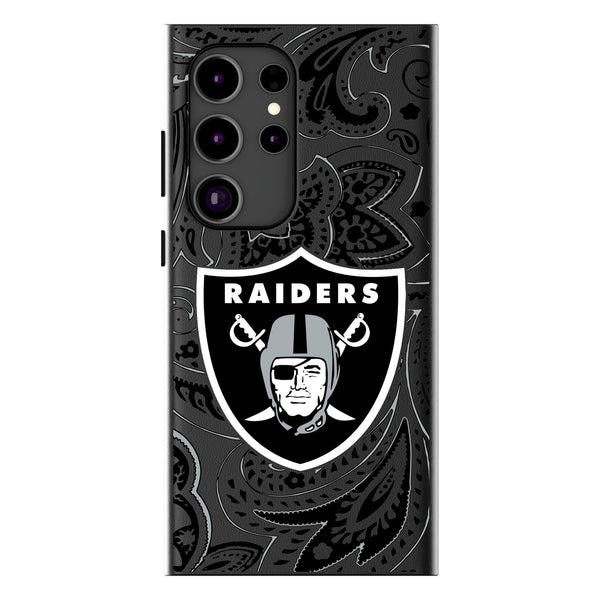 Las Vegas Raiders Paisley Galaxy Magnetic Phone Case