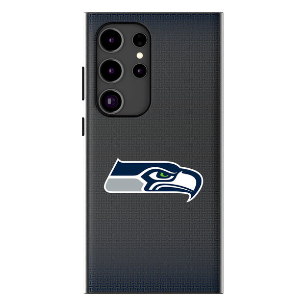 Seattle Seahawks Linen Galaxy MagSafe Compatible Phone Case