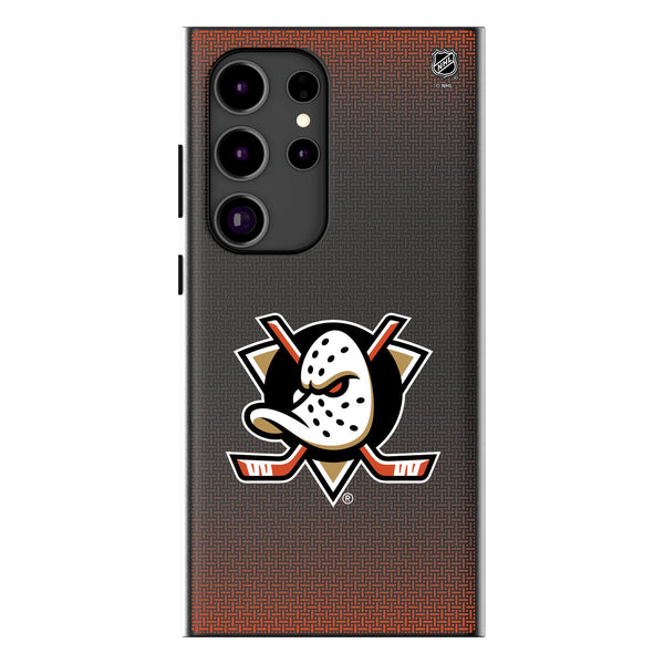 Anaheim Ducks Linen Galaxy MagSafe Compatible Phone Case