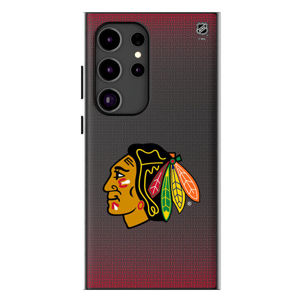 Chicago Blackhawks Linen Galaxy MagSafe Compatible Phone Case