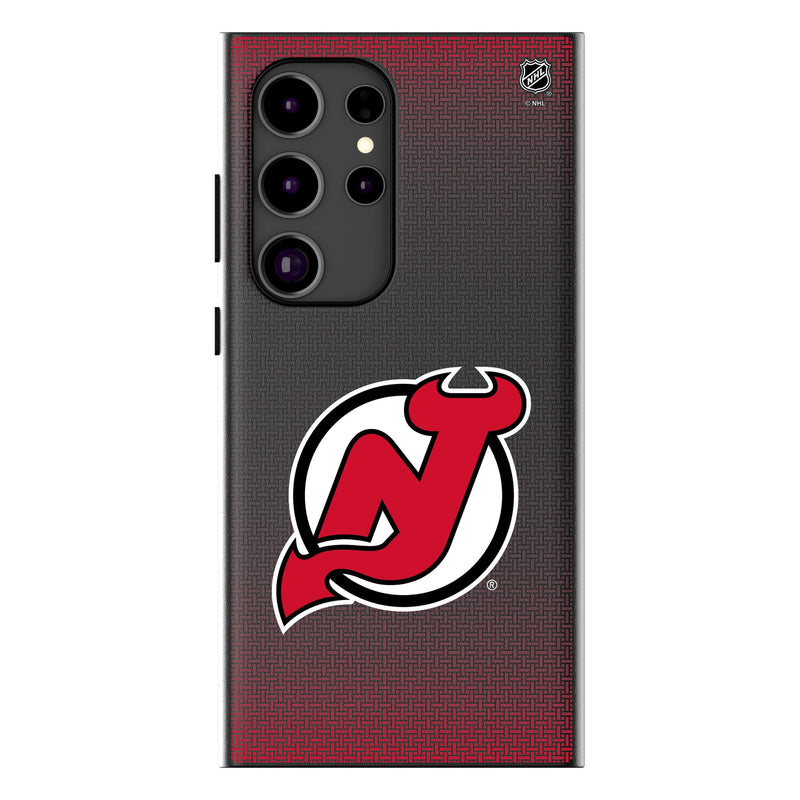 New Jersey Devils Linen Galaxy MagSafe Compatible Phone Case