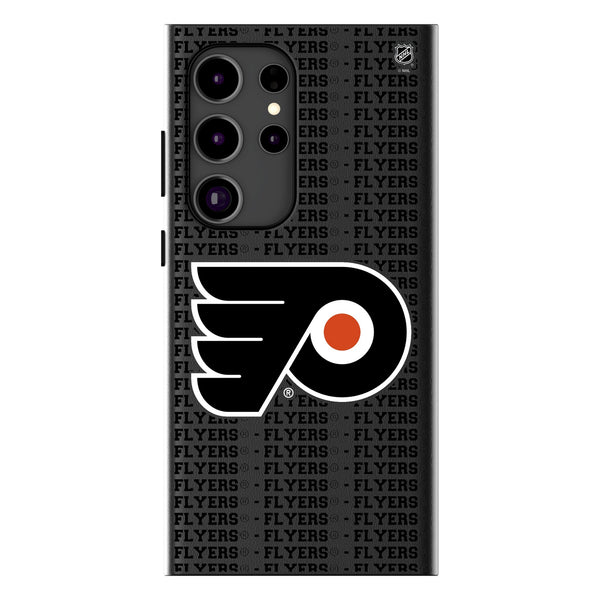 Philadelphia Flyers Text Backdrop Galaxy MagSafe Compatible Phone Case