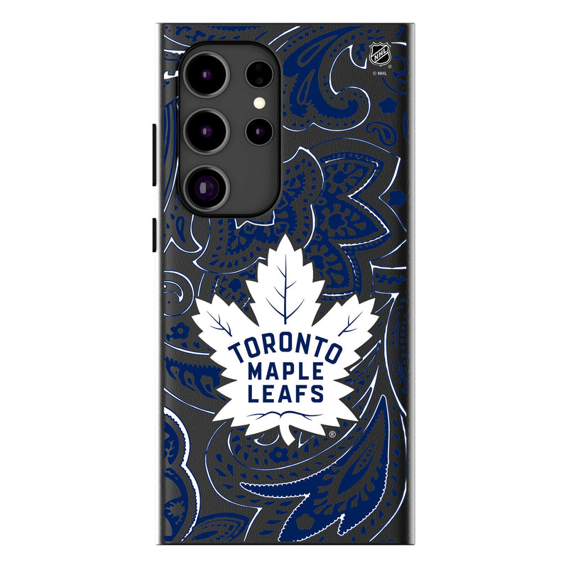 Toronto Maple Leafs Paisley Galaxy MagSafe Compatible Phone Case