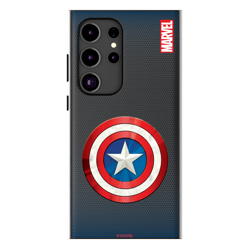 Marvel Avengers Captain America Grid Galaxy MagSafe Compatible Phone Case