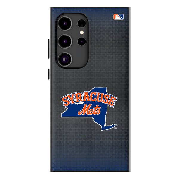 Syracuse Mets Linen Galaxy MagSafe Compatible Phone Case