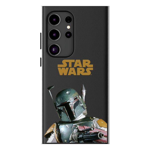 Star Wars Boba Fett Color Block Galaxy MagSafe Compatible Phone Case