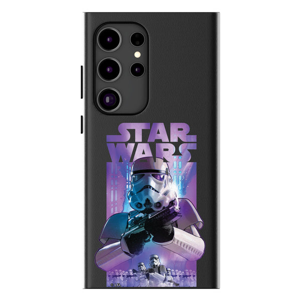 Star Wars Stormtrooper Portrait Collage Galaxy MagSafe Compatible Phone Case