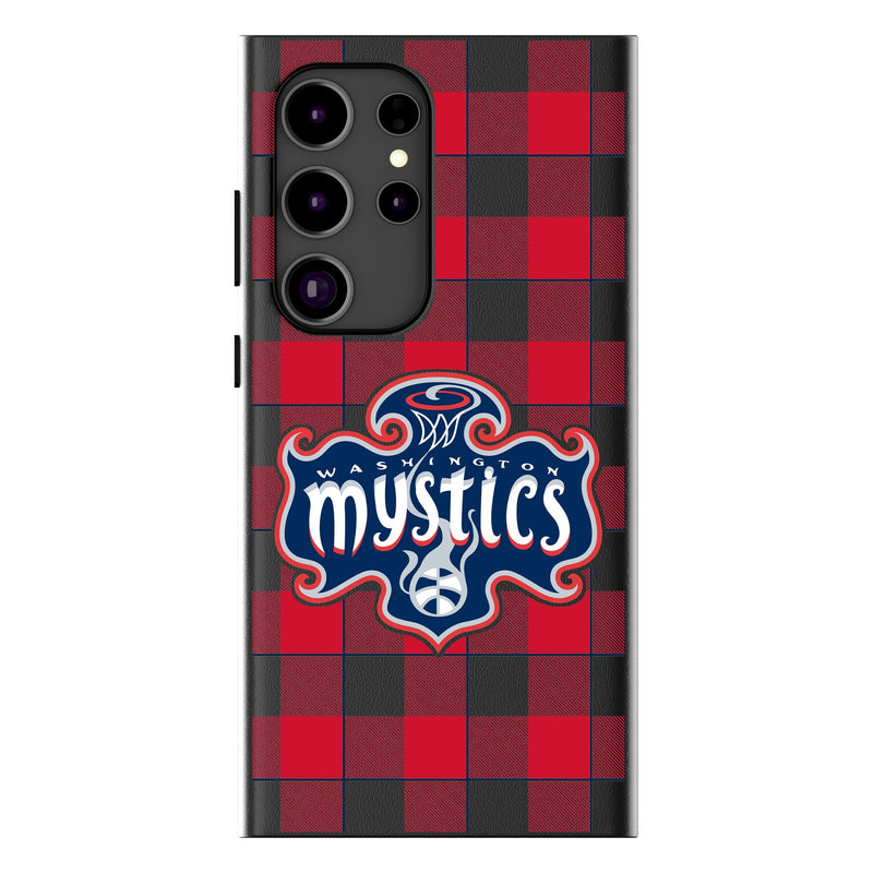 Washington Mystics Plaid Galaxy MagSafe Compatible Phone Case