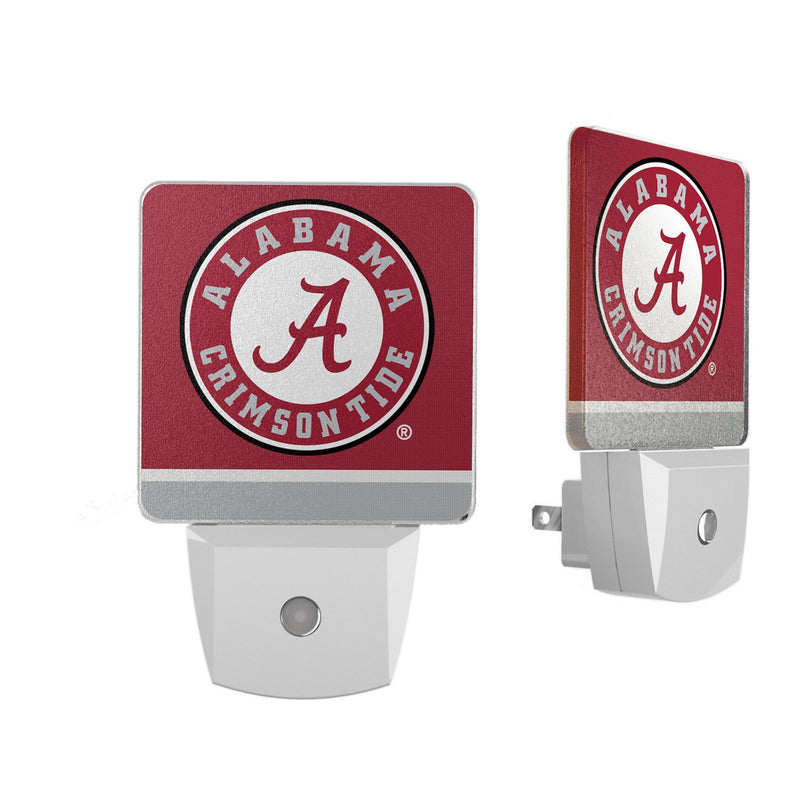 University of Alabama Crimson Tide Stripe Night Light 2-Pack