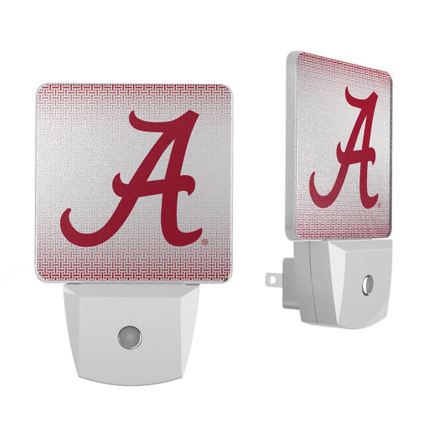 University of Alabama Crimson Tide Script A Linen Night Light 2-Pack