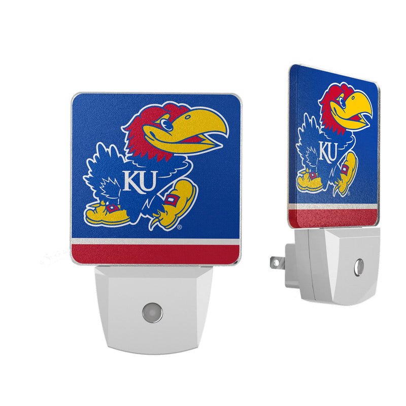 University of Kansas Jayhawks Stripe Night Light 2-Pack