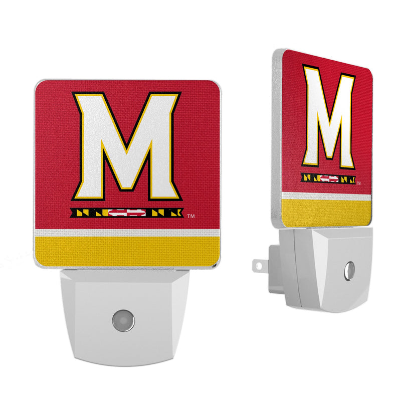 University of Maryland Terrapins Stripe Night Light 2-Pack