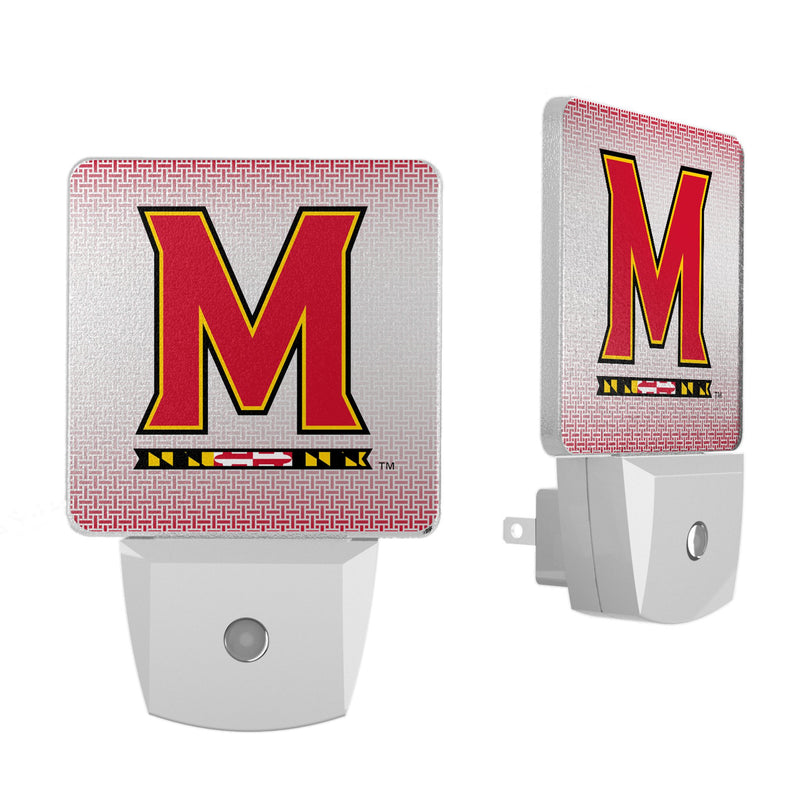 University of Maryland Terrapins Linen Night Light 2-Pack