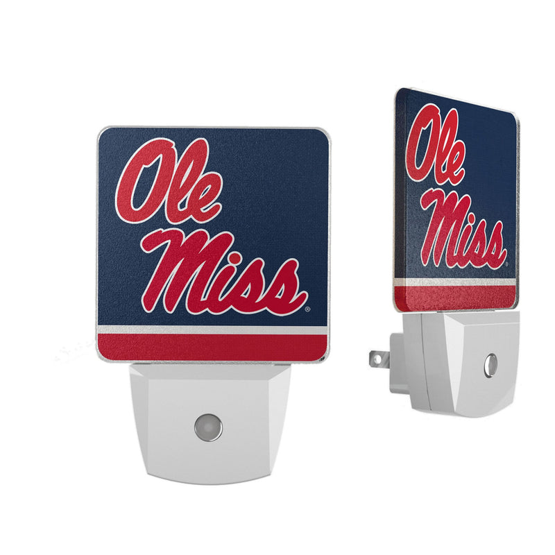 University of Mississippi Rebels Stripe Night Light 2-Pack