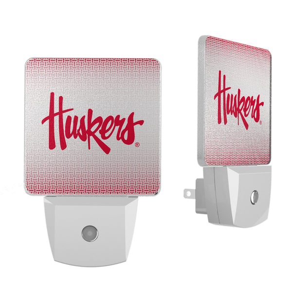 University of Nebraska Huskers Linen Night Light 2-Pack