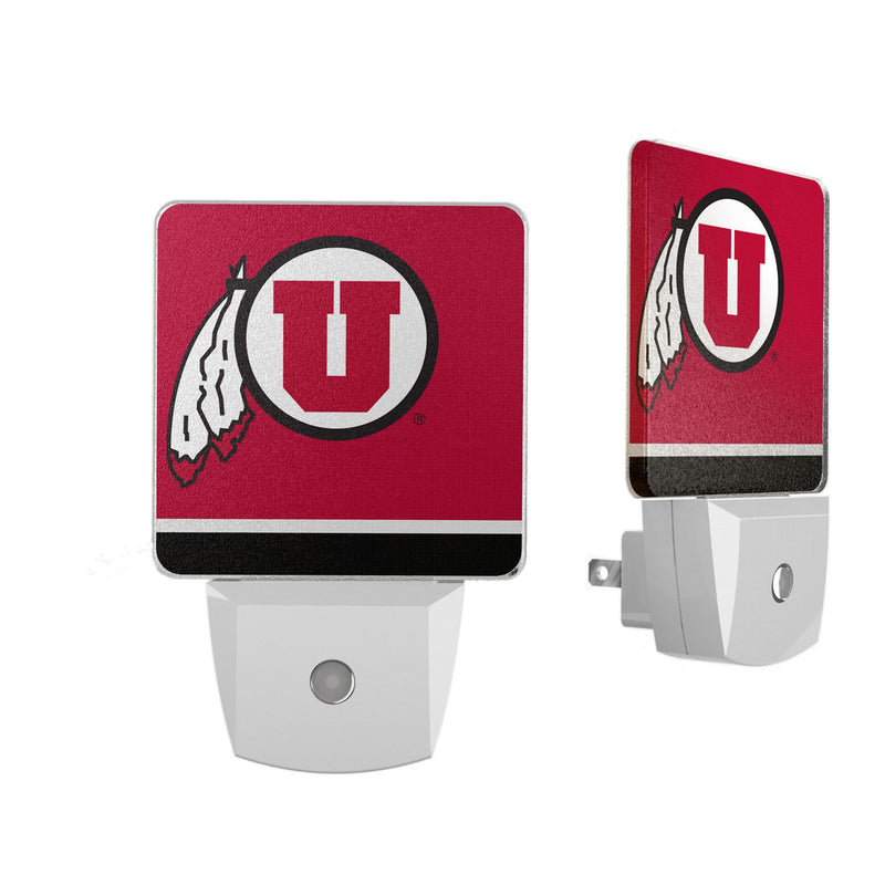 University of Utah Utes Stripe Night Light 2-Pack