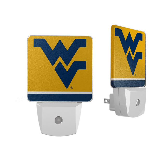 West Virginia University Mountaineers Stripe Night Light 2-Pack