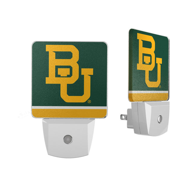 Baylor University Bears Stripe Night Light 2-Pack