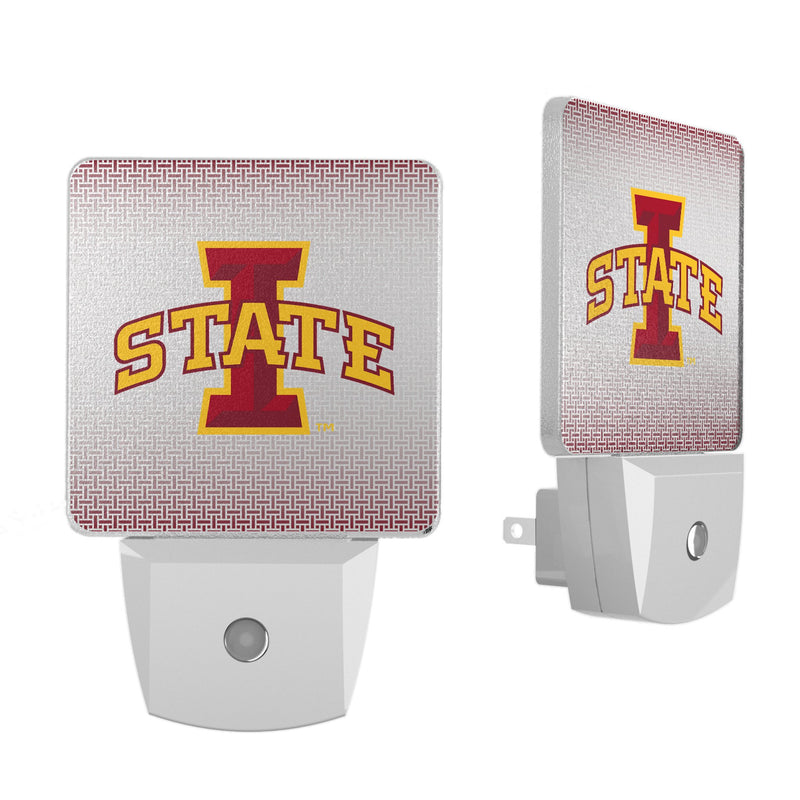 Iowa State University Cyclones Linen Night Light 2-Pack