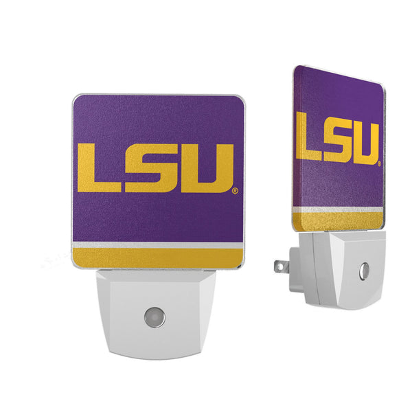 Louisiana State University Tigers Stripe Night Light 2-Pack