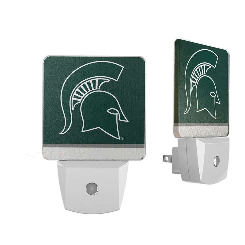 Michigan State University Spartans Stripe Night Light 2-Pack