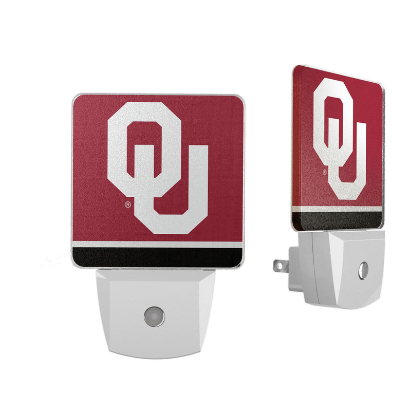 University of Oklahoma Sooners Stripe Night Light 2-Pack