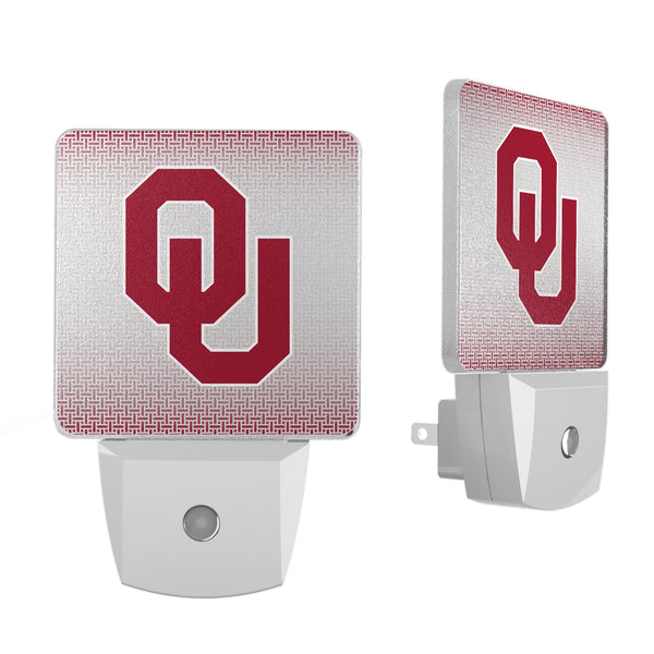 University of Oklahoma Sooners Linen Night Light 2-Pack