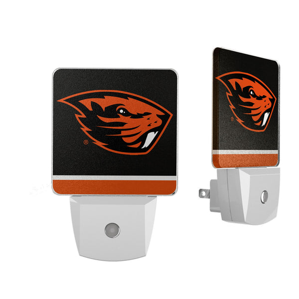 Oregon State University Beavers Stripe Night Light 2-Pack