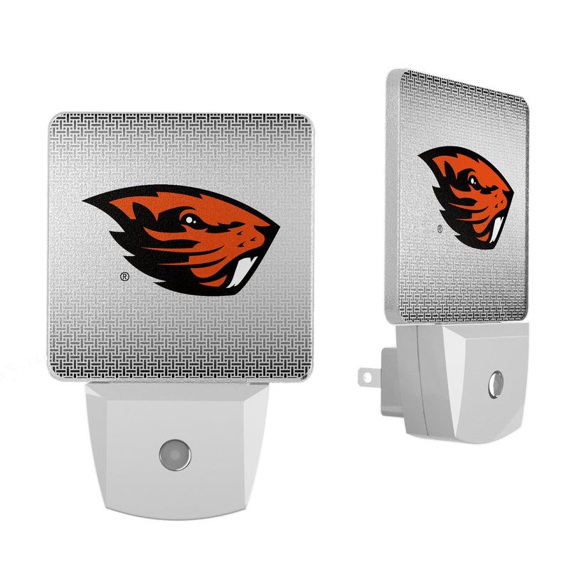 Oregon State University Beavers Linen Night Light 2-Pack