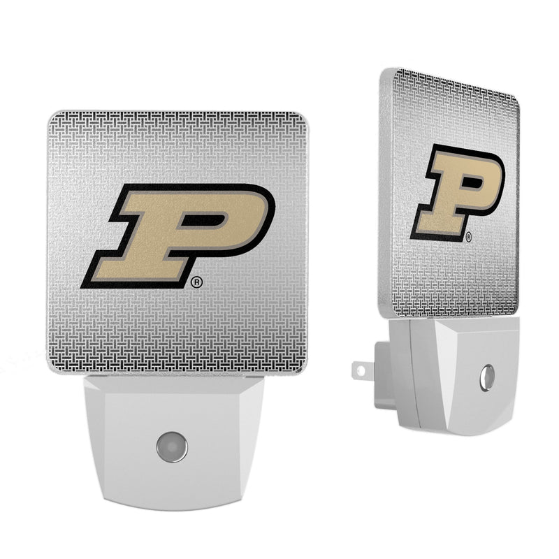 Purdue University Boilermakers Linen Night Light 2-Pack