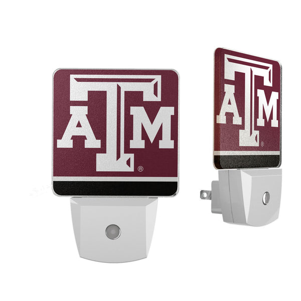 Texas A&M University Aggies Stripe Night Light 2-Pack