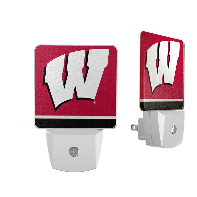 University of Wisconsin Badgers Stripe Night Light 2-Pack