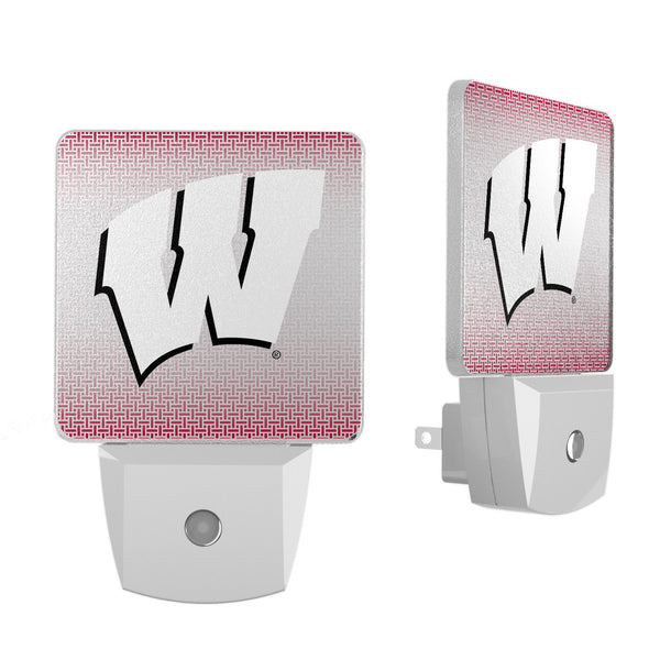 University of Wisconsin Badgers Linen Night Light 2-Pack