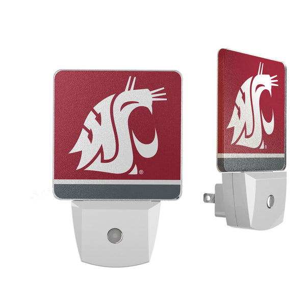 Washington State University Cougars Stripe Night Light 2-Pack