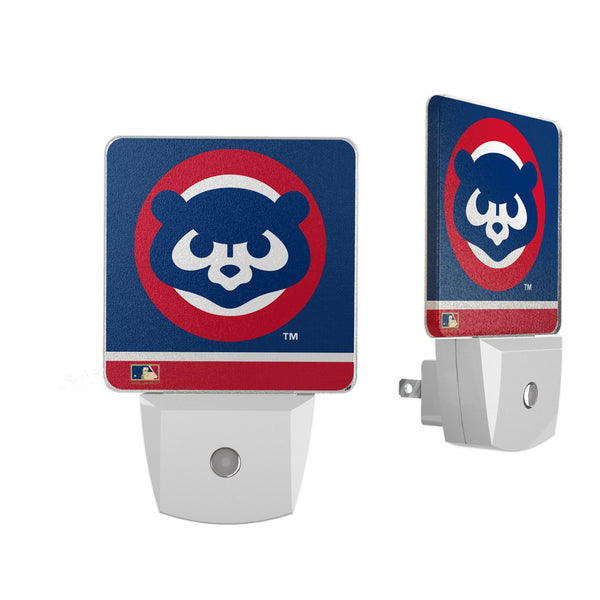 Chicago Cubs Home 1979-1993 - Cooperstown Collection Stripe Night Light 2-Pack