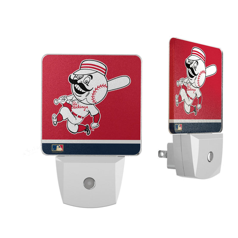 Cincinnati Reds 1953-1967 - Cooperstown Collection Stripe Night Light 2-Pack