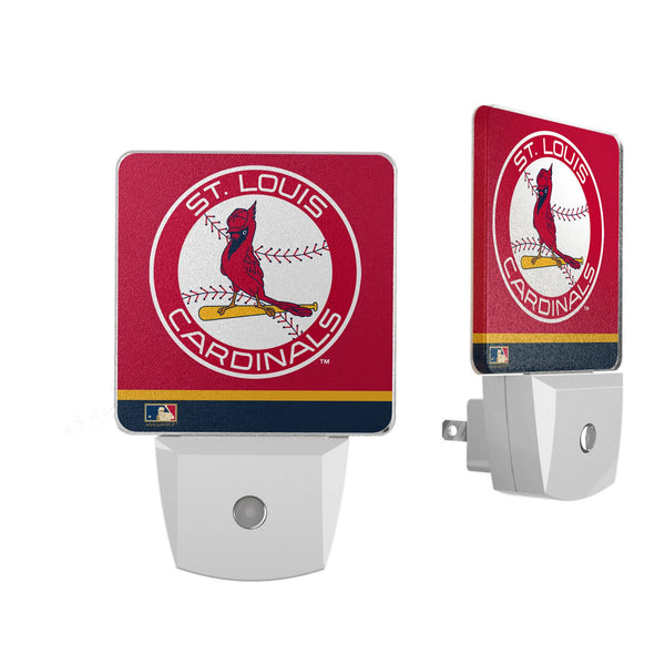 St Louis Cardinals 1966-1997 - Cooperstown Collection Stripe Night Light 2-Pack