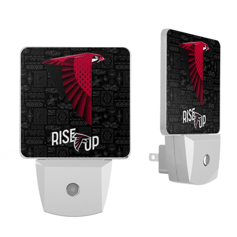 Atlanta Falcons 2024 Illustrated Limited Edition Night Light 2-Pack