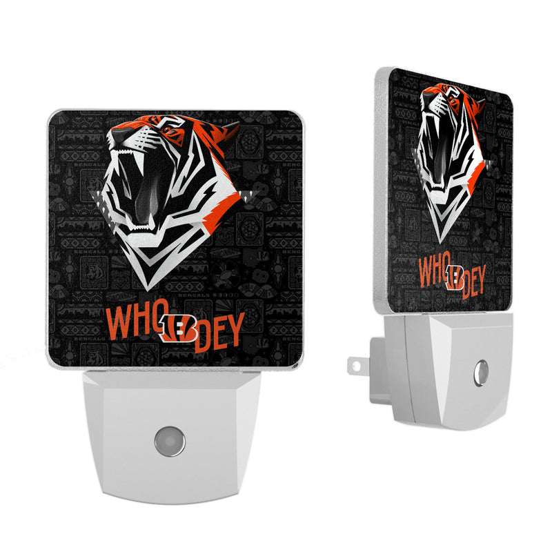 Cincinnati Bengals 2024 Illustrated Limited Edition Night Light 2-Pack