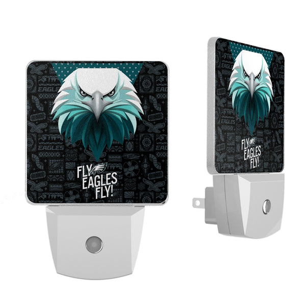 Philadelphia Eagles 2024 Illustrated Limited Edition Night Light 2-Pack