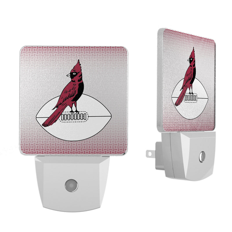 Chicago Cardinals 1947-1959 Historic Collection Linen Night Light 2-Pack