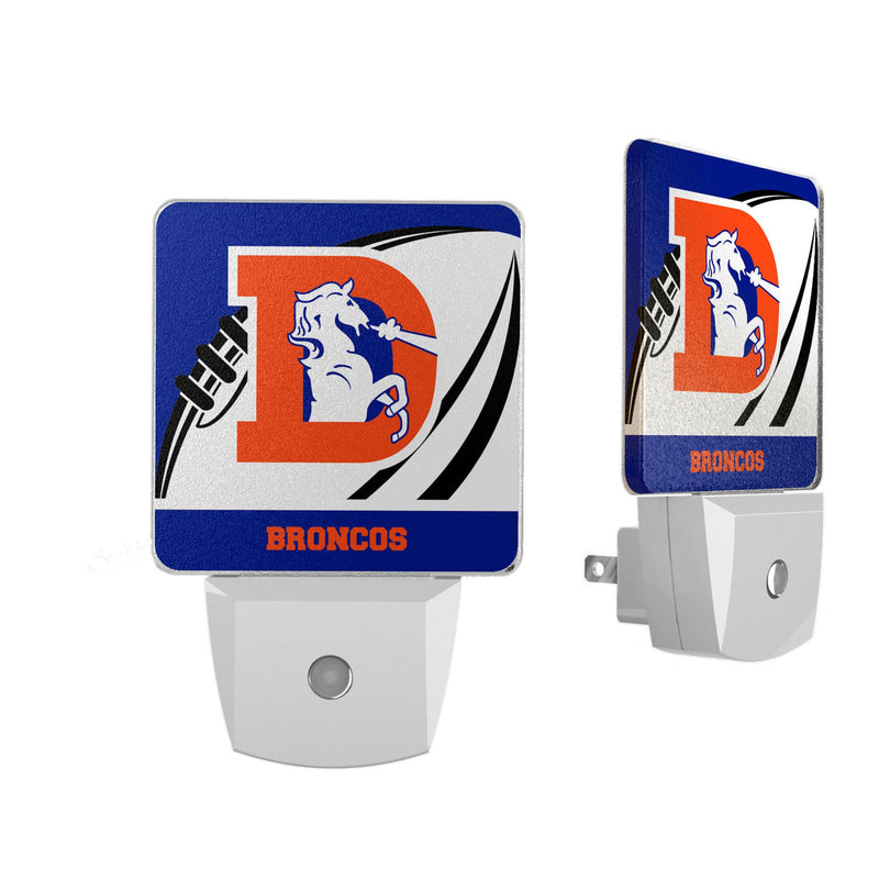 Denver Broncos 1993-1996 Historic Collection Passtime Night Light 2-Pack