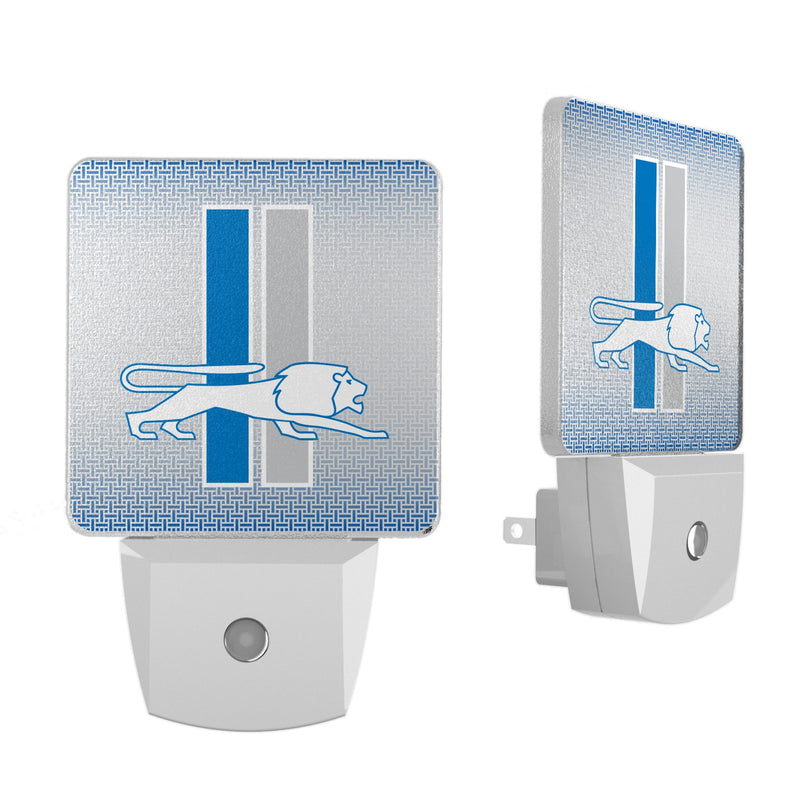 Detroit Lions Retro Linen Night Light 2-Pack