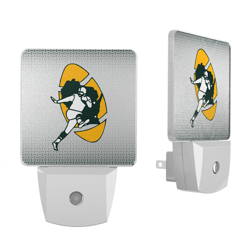 Green Bay Packers Historic Collection Linen Night Light 2-Pack