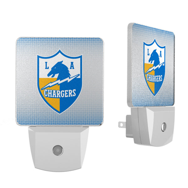 Los Angeles Chargers Historic Collection Linen Night Light 2-Pack