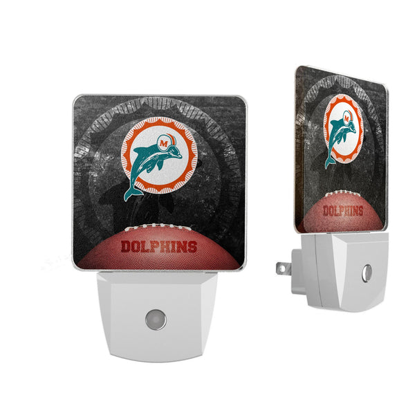 Miami Dolphins 1966-1973 Historic Collection Legendary Night Light 2-Pack