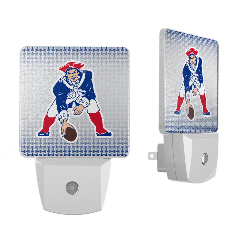 New England Patriots Historic Collection Linen Night Light 2-Pack