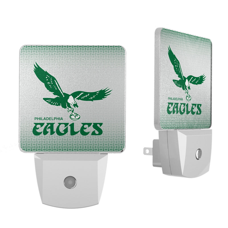 Philadelphia Eagles 1973-1995 Historic Collection Linen Night Light 2-Pack